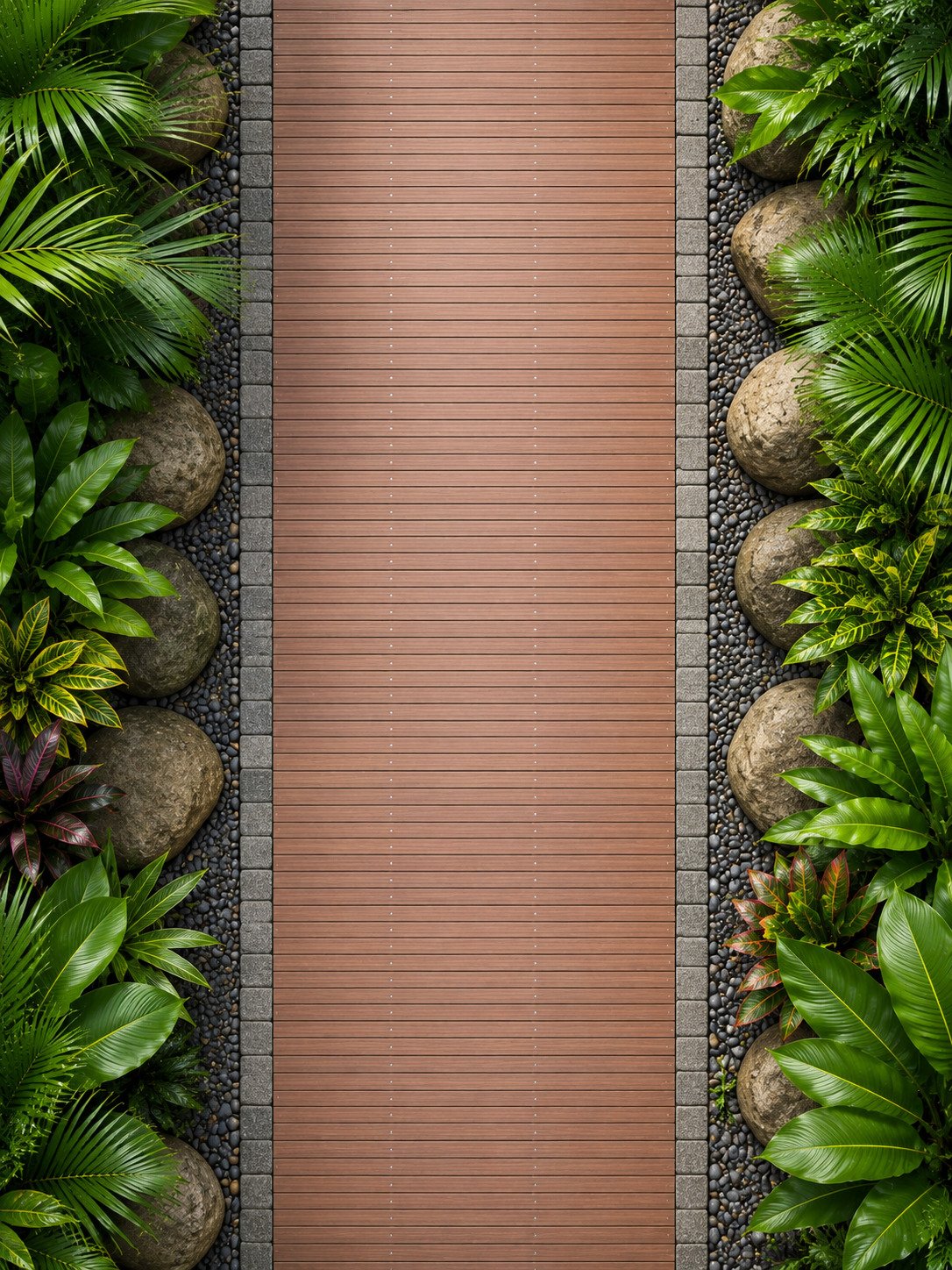 Bangkirai hardwood components prepared to professional dimensions